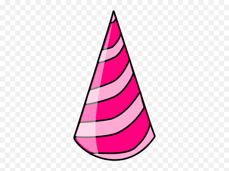 Birthday Hat Party Clipart Transparent - Clipart Birthday Hat Pink Emoji,Party Hat Transparent