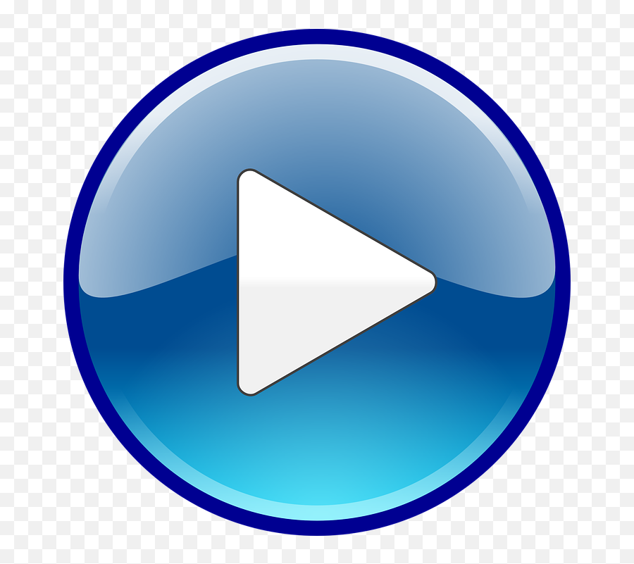 Video Spotlight - Video Play Icon Vector 720x720 Png Blue Play Button Png Emoji,Play Icon Png