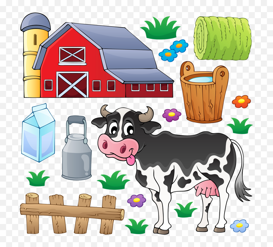 Farmhouse Clipart Dairy Farm Farmhouse Dairy Farm Emoji,Farmhouse Clipart