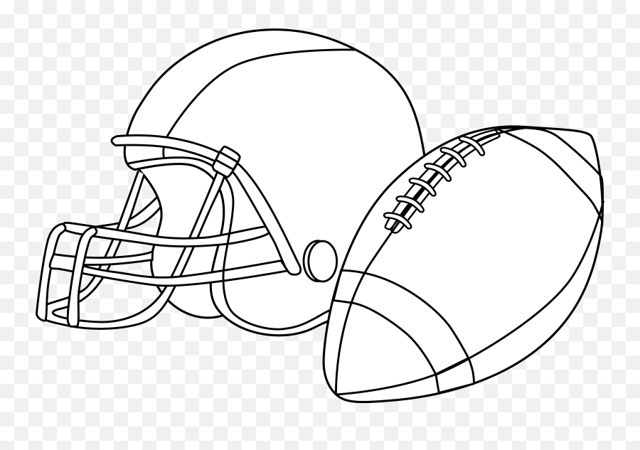 Library Of Football Png Freeuse Designs Png Files - Football Helmet And Football Drawing Emoji,Football Clipart
