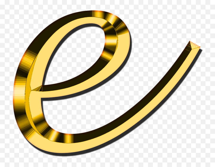 E Letter Png Transparent Images - Transparent Background Gold Letters Png Emoji,Letter Png