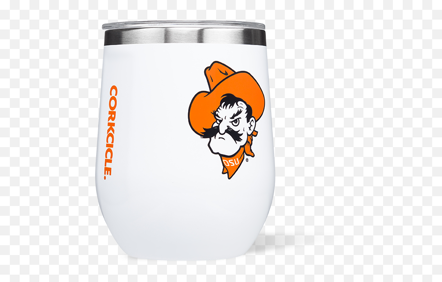 Oklahoma State University Stemless Cup Stemless Cups - Oklahoma State University Emoji,Oklahoma State University Logo