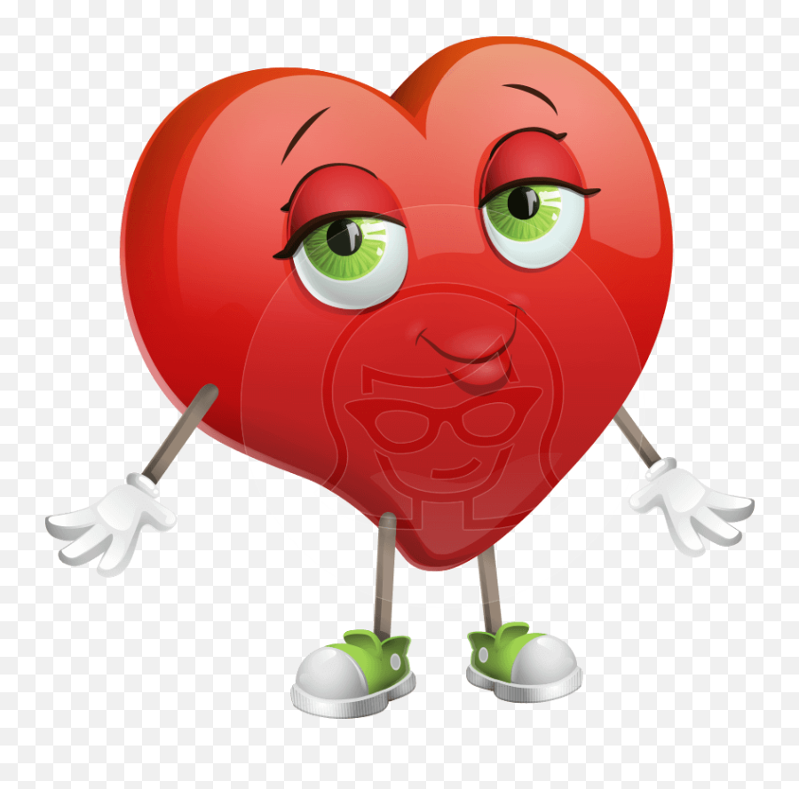 Heart Character Animator Puppet - Cartoon Heart Images Hd Emoji,Puppets Clipart