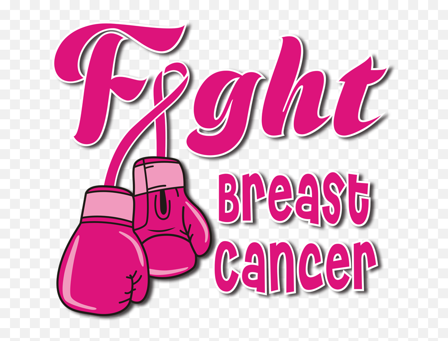 Fight Breast Cancer Pink Ribbon Themed - Breast Cancer Images Clipart Emoji,Breast Cancer Clipart