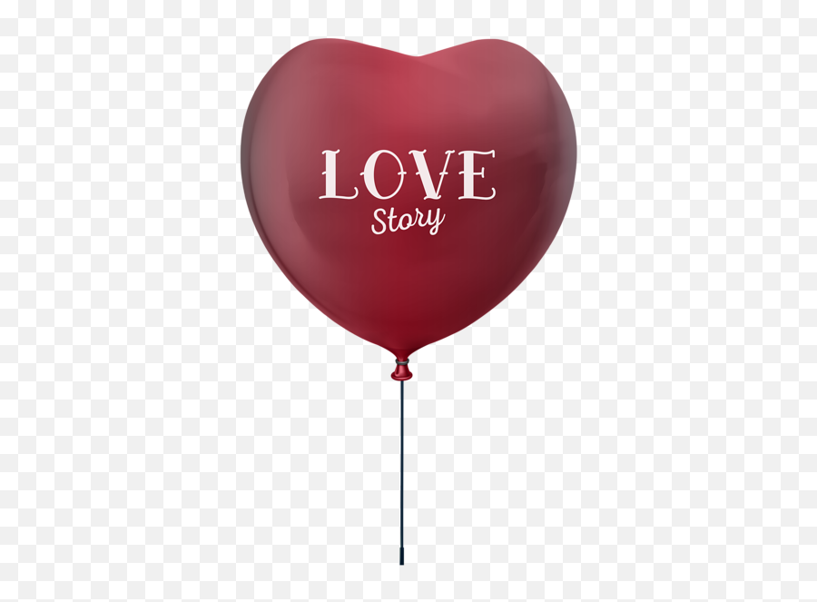 Love Story Heart Balloon Png Clip Art Image Free Clip Art - Love Story Photo Png Emoji,Happy Thanksgiving Clipart Free