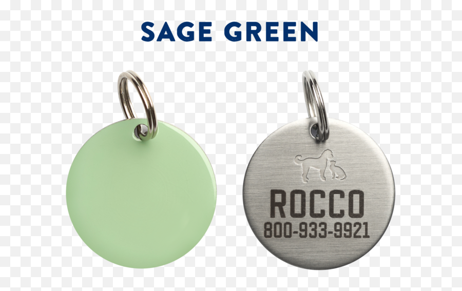 Personalized Dog Tag - Solid Emoji,Dog Tags Png