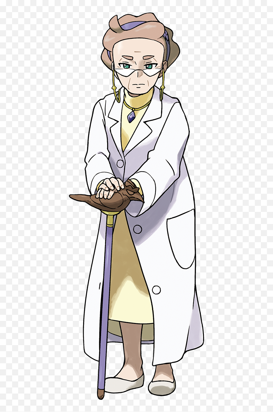 Professor Magnolia - Pokemon Professor Magnolia Emoji,Magnolia Png