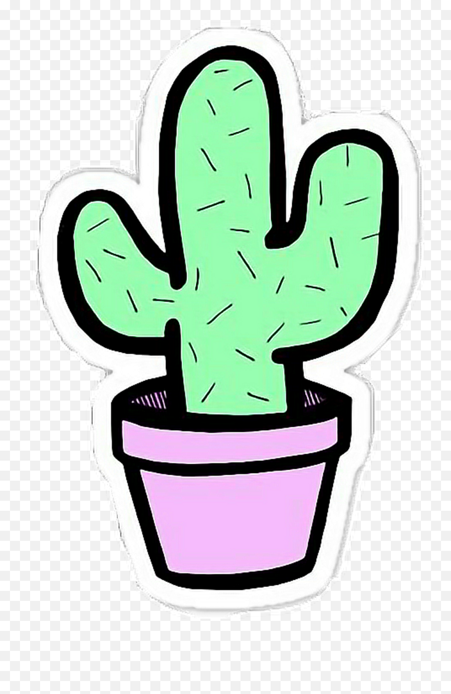 Sticker - Cactus Clipart Emoji,Cactus Flower Clipart