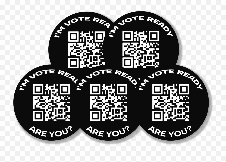 Voter Registration Qr Code Sticker Emoji,Transparent Qr Code