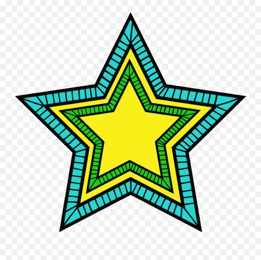 Free Printable Psychedelic Stars - Moon Star Icon Emoji,Stars Clipart