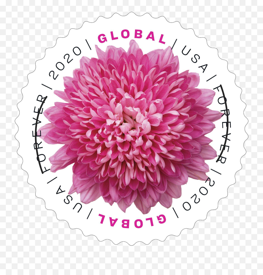 New Issues 2020 United States Global Chrysanthemum Emoji,United States Postal Service Logo