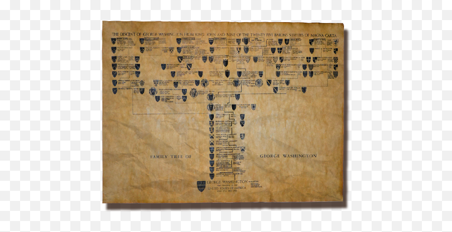 Family Tree Of George Washington 1575 Emoji,George Washington Png