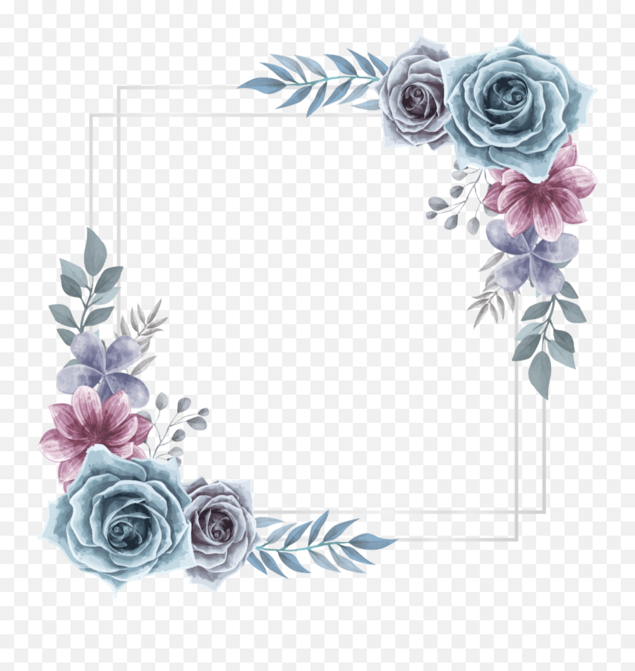 Rose Wreath Square Flower 312198766010211 By Teatea - 221 Emoji,Flower Wreath Png