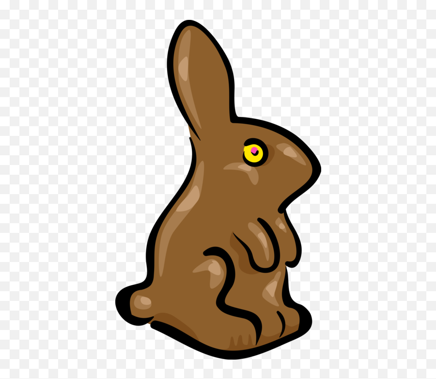 Chocolate Easter Bunny - Vector Image Emoji,Easter Candy Clipart