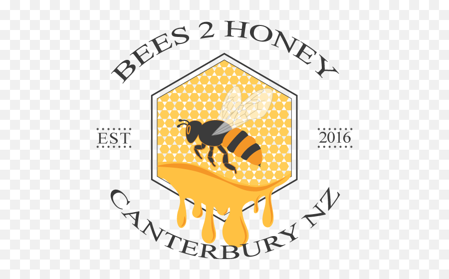 Bees 2 Honey Canterbury Nz Est - Language Emoji,Honey Logo