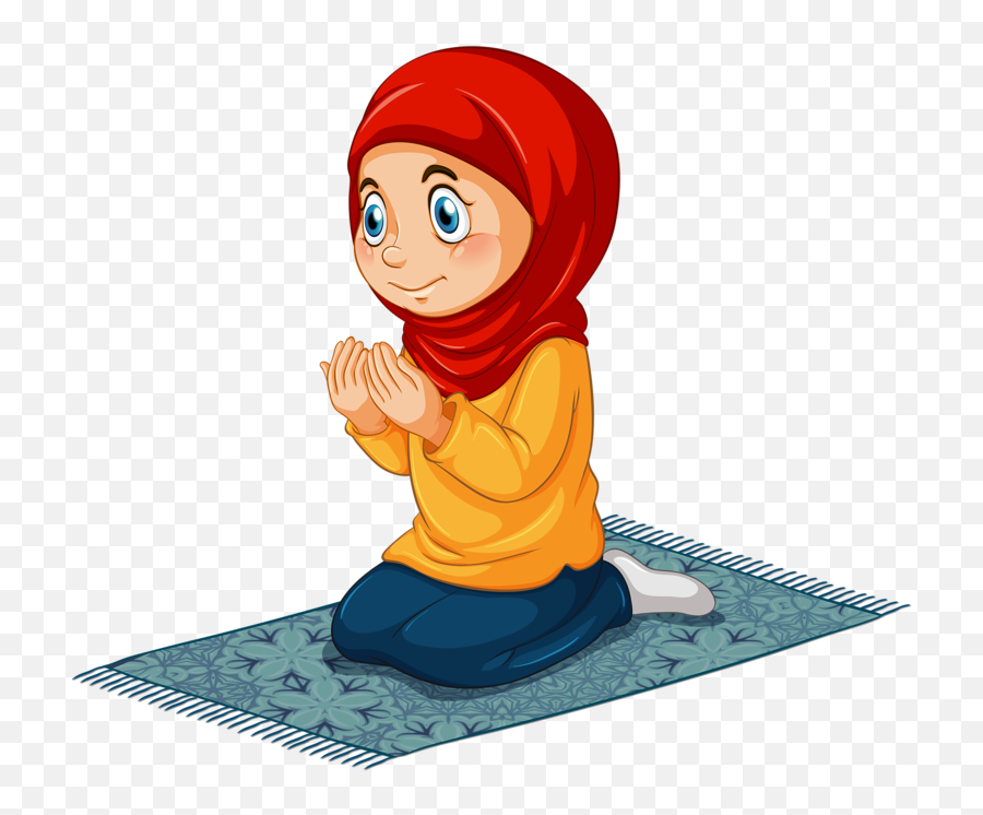 Muslim Praying Clipart 800x679 Png Muslim Praying Clipart Emoji,Praying Clipart