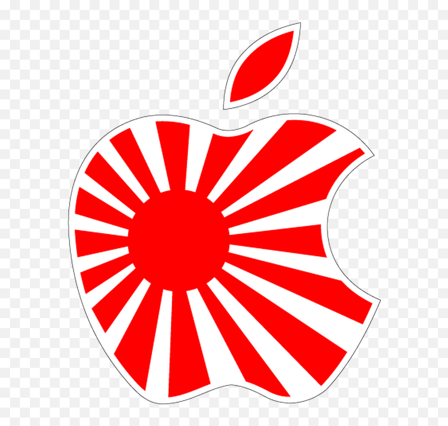 Jdm Logo Apple Drapeau Japon Sticker - Japan Flag Ww2 Blue Emoji,Jdm Logo