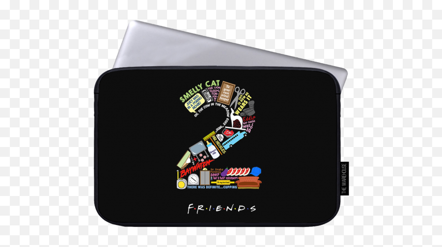 Download 2 Friends Printed Laptop Sleeves - Friends Tv Show Emoji,Friends Tv Show Logo