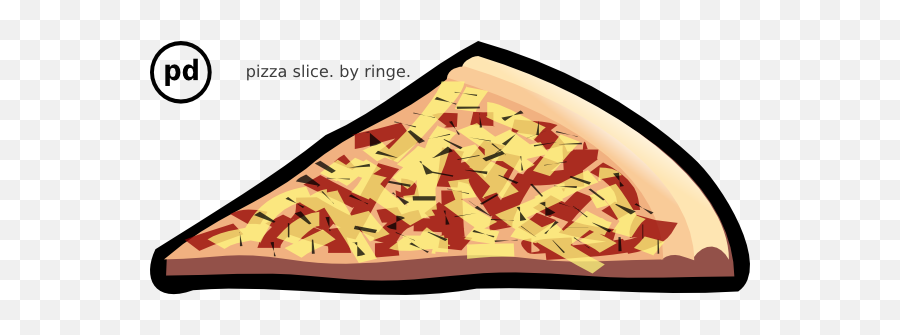 Pizza Slice Clip Art At Clkercom - Vector Clip Art Online Pizza Emoji,Pizza Slice Png
