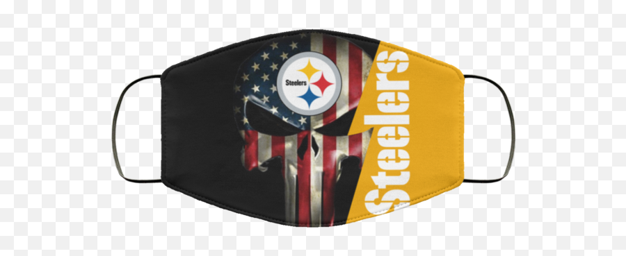 Pittsburgh Steelers Punisher Face Mask - Pittsburgh Steelers Emoji,Pittsburgh Steelers Logo