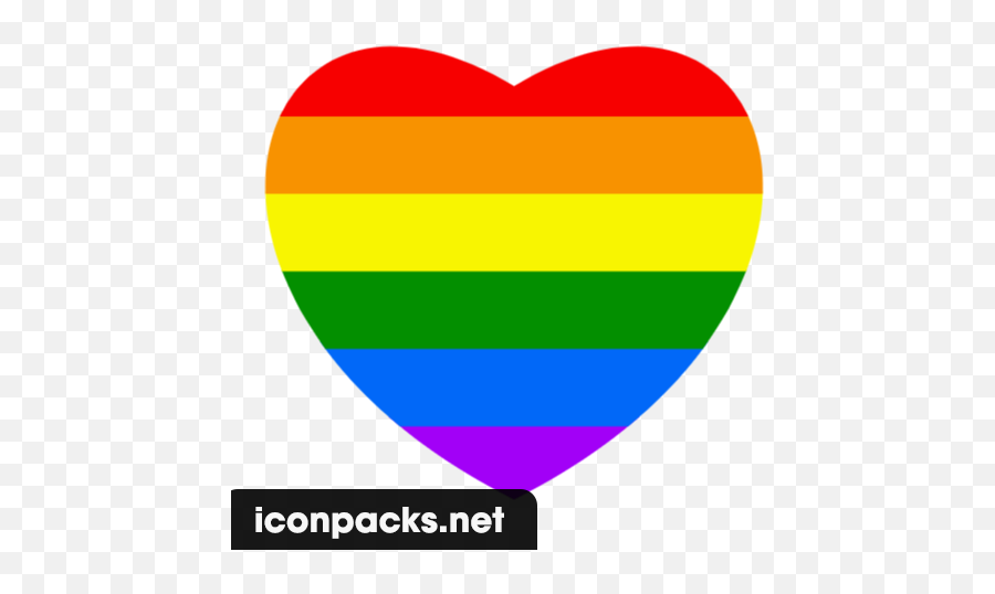 Free Rainbow Heart Icon Symbol Download In Png Svg Format - Rainbow Heart Icon Png Emoji,Heart Icon Png