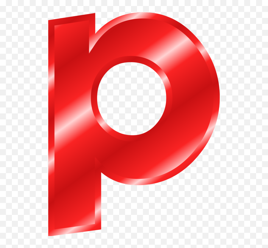 Symbolredletter Png Clipart - Royalty Free Svg Png Red Big Letter P Emoji,Letters Png