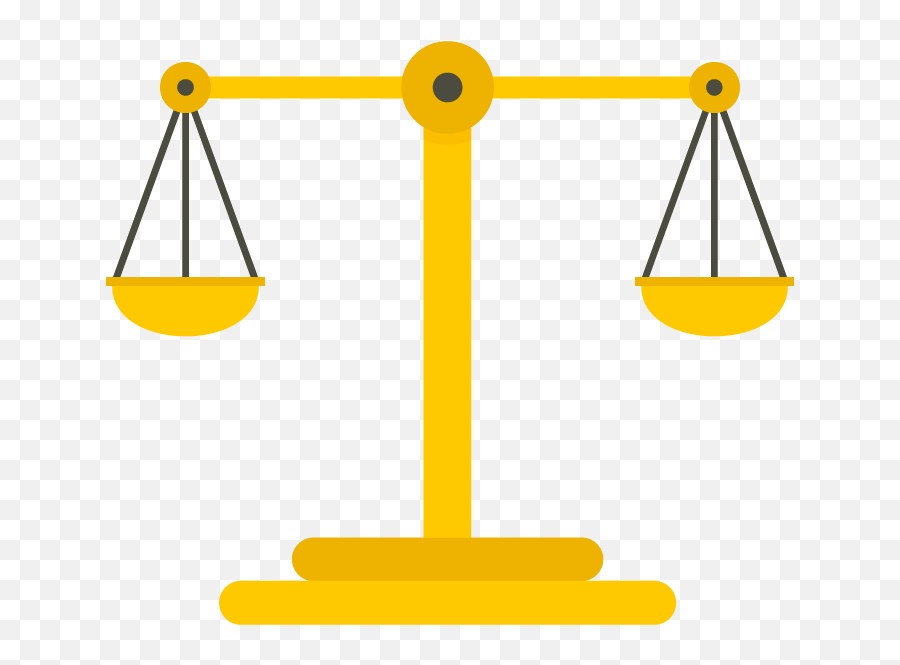 Transparent Scales Of Justice Clipart - Clip Art Emoji,Justice Clipart
