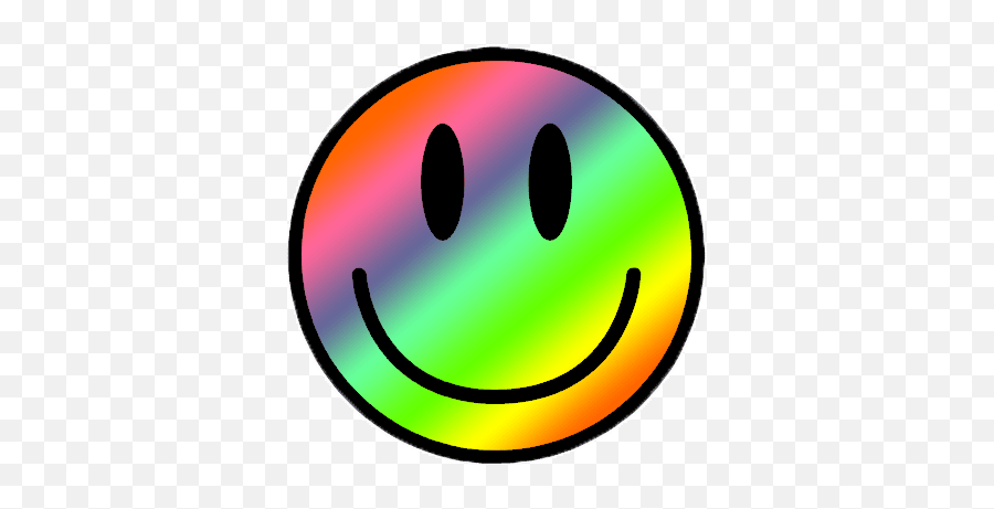 Smile Rainbow Psychedelic Trippy Smileyface - Rainbow Smiley Rainbow Smiley Face Gif Emoji,Smile Face Png