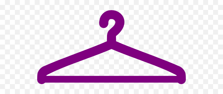 Hanger Clip Art - Clothes On Hangers Clipart Purple Emoji,Hanger Clipart