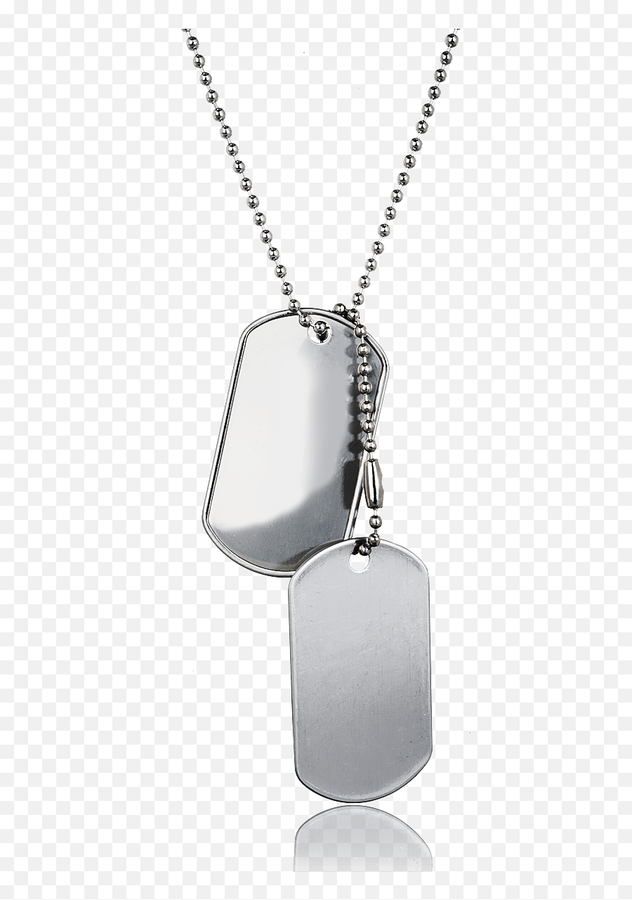 Locket Necklace Dog Tag Military - Transparent Background Military Dog Tags Png Emoji,Dog Tags Png