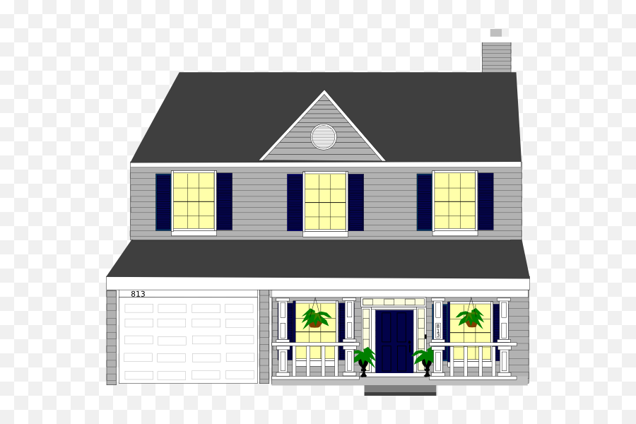 Ranch Style House Clipart Free - Ranch Style Home Png Emoji,House Clipart Free