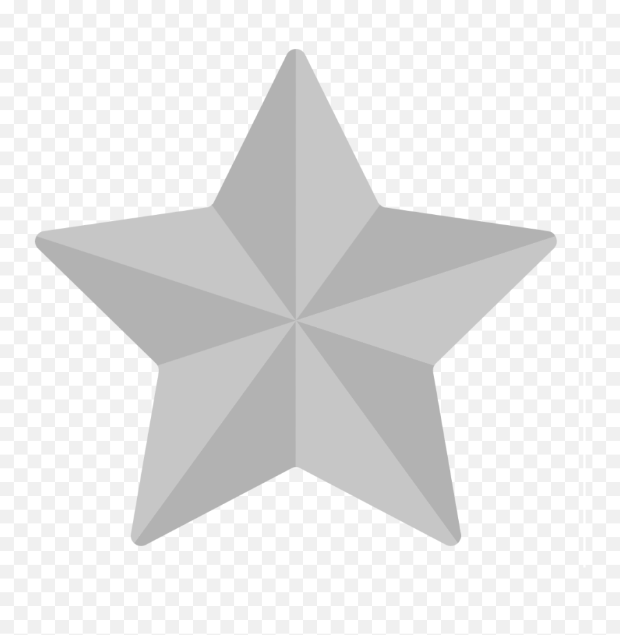 Star Png - Grey Star Png Emoji,White Star Png