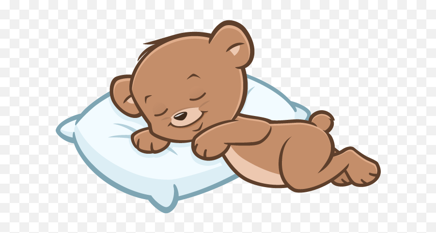 Sleepover Clipart Teddy Bear - Teddy Bear Sleeping Cartoon Emoji,Sleepover Clipart