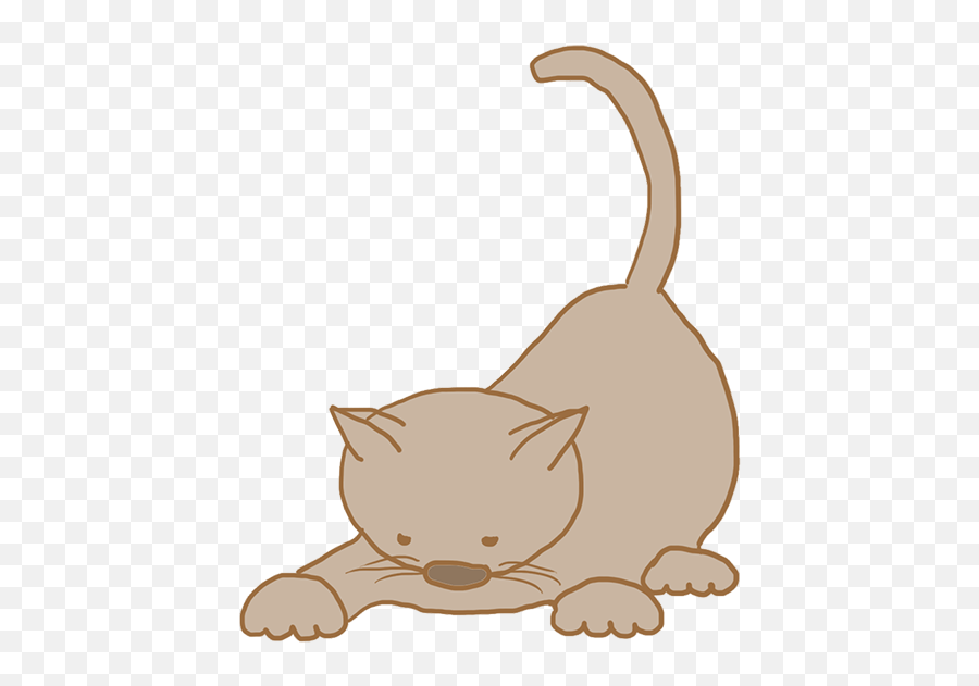 Clipart Grey Kitten - Clipart Cats Png Full Size Png Cartoon Cute No Background Cat Emoji,Kitten Clipart