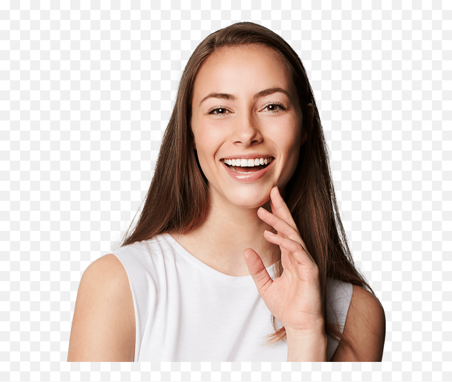Download Young Woman With Flawless Smile - Human Full Size Smile Human Emoji,Human Png