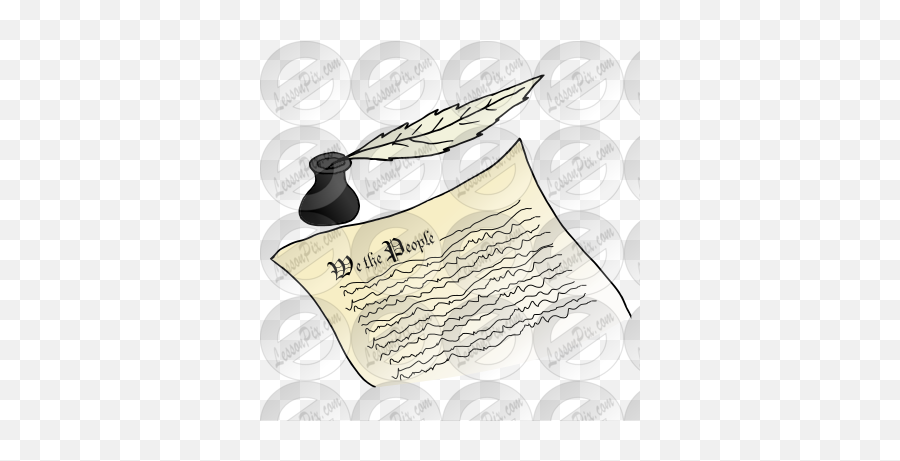 Constitution Picture For Classroom - Document Emoji,Constitution Clipart