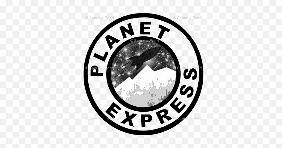 Download Planet Express Logo Png Png - Planet Express Emoji,Planet Express Logo