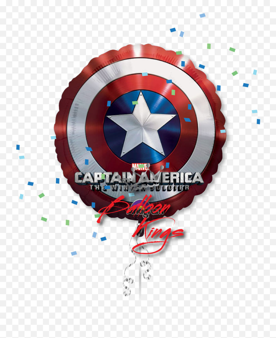 Captain America Emblem - Captain America Shield Sticker Balloon Captain America Emoji,Captain America Clipart