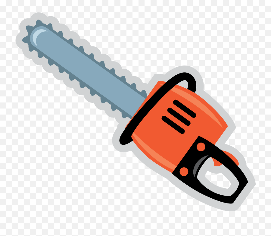 Chainsaw Clipart - Vertical Emoji,Chainsaw Clipart
