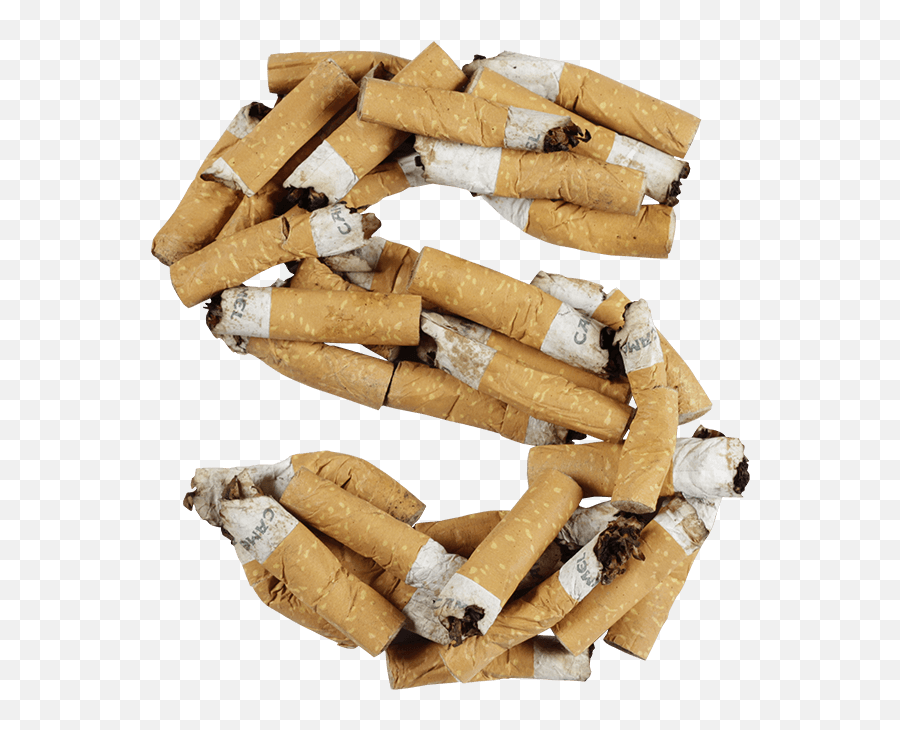 Cigarette Butt Font - Handmadefont Cigarette Filter Png Emoji,Camel Cigarettes Logo