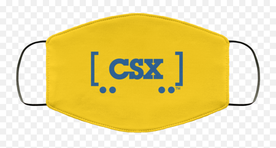 Csx Railroad Logo Face Mask - Solid Emoji,Logo Face Mask