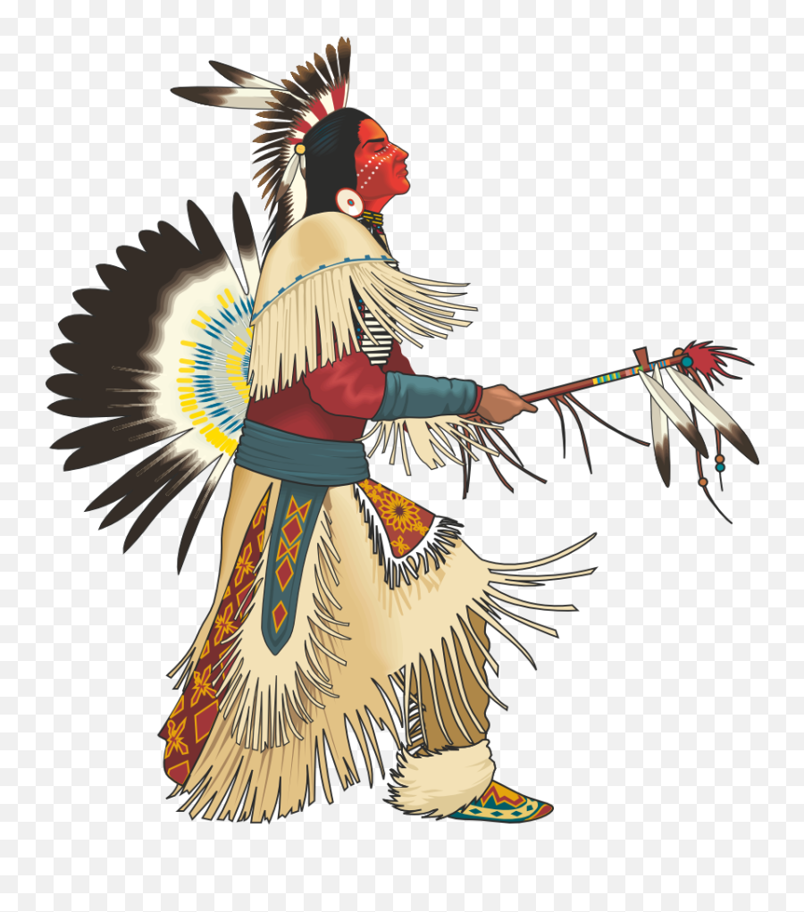 Indians Clipart Pow Wow Indians Pow Wow Transparent Free - American Indian Png Emoji,Indian Clipart