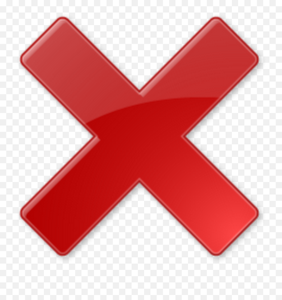 Delete Red X Button Png Picture Png All - Delete Icon Emoji,Red X Png
