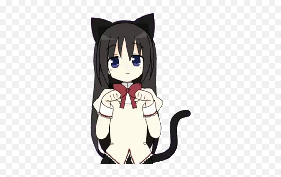 Cute Neko Girl Anime Neko - Anime Girl Gif Transparent Dancing Emoji,Anime Dance Gif Transparent