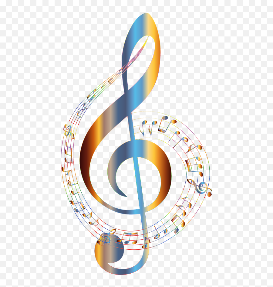 Musical Notes - Colorful Music Note Png Full Size Png Colorful Music Logo Png Emoji,Notes Png
