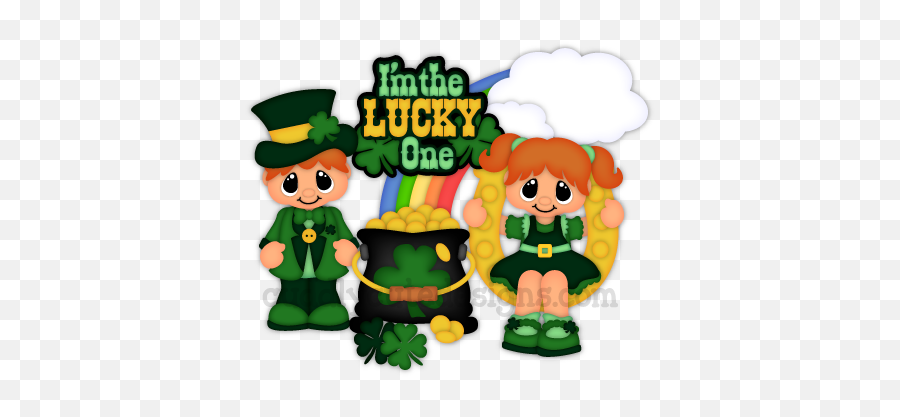 St Patricku0027s St Patrick Cute Designs Cuddly - Leprechaun Emoji,One Clipart