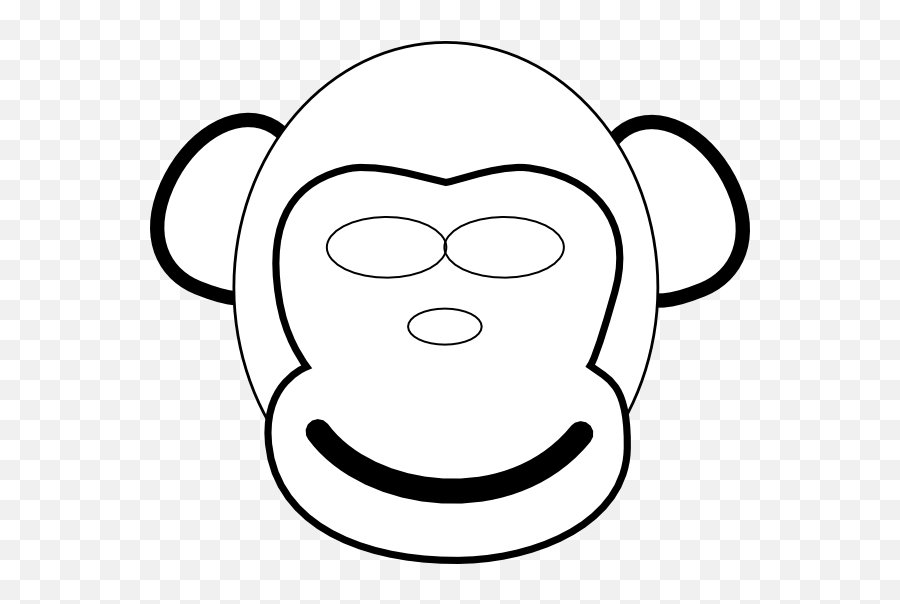 Download How To Set Use Monkey Face Clipart - Monkey Black Clip Art Emoji,Clipart Monkey