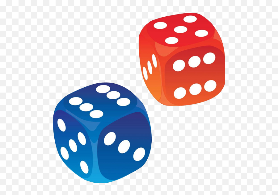 Seconds Dice Gambling Clip Art Two - Blue Dice Clip Art Transparent Background Dice Transparent Emoji,Dice Clipart