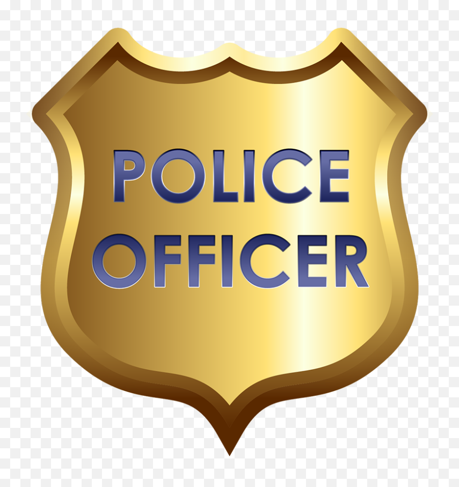 Cop Clipart Police Badge Cop Police - Police Badge Cartoon Transparent Emoji,Police Badge Clipart
