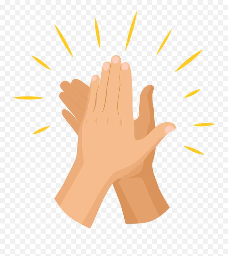 Clapping Hands Clipart - Sign Language Emoji,Clap Clipart